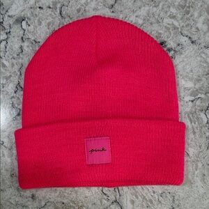 Victoria's Secret Vibrant Pink Beanie